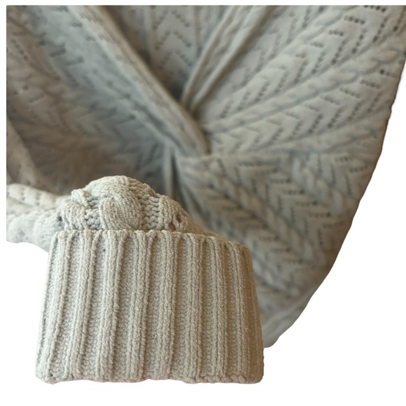 Jessica Simpson knit twist back sweater Sage Green Size Medium - Picture 4 of 6